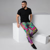 Graffiti Airbrush Love Print Men's Joggers-grizzshop