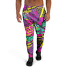 Graffiti Airbrush Love Print Men's Joggers-grizzshop