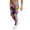 Graffiti Airbrush Love Print Men's Leggings-grizzshop