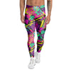 Graffiti Airbrush Love Print Men's Leggings-grizzshop