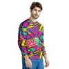 Graffiti Airbrush Love Print Men's Sweatshirt-grizzshop