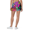 Graffiti Airbrush Love Print Mini Skirt-grizzshop