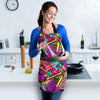 Graffiti Airbrush Love Print Women's Apron-grizzshop