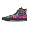 Graffiti Airbrush Love Print Women's High Top Shoes-grizzshop