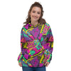 Graffiti Airbrush Love Print Women's Hoodie-grizzshop