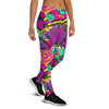 Graffiti Airbrush Love Print Women's Joggers-grizzshop