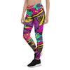 Graffiti Airbrush Love Print Women's Leggings-grizzshop