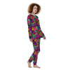 Graffiti Airbrush Love Print Women's Pajamas-grizzshop