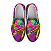 Graffiti Airbrush Love Print Women's Slip On Sneakers-grizzshop