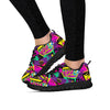 Graffiti Airbrush Love Print Women's Sneakers-grizzshop