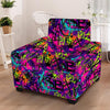 Graffiti Airbrush Print Armchair Cover-grizzshop