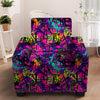 Graffiti Airbrush Print Armchair Cover-grizzshop