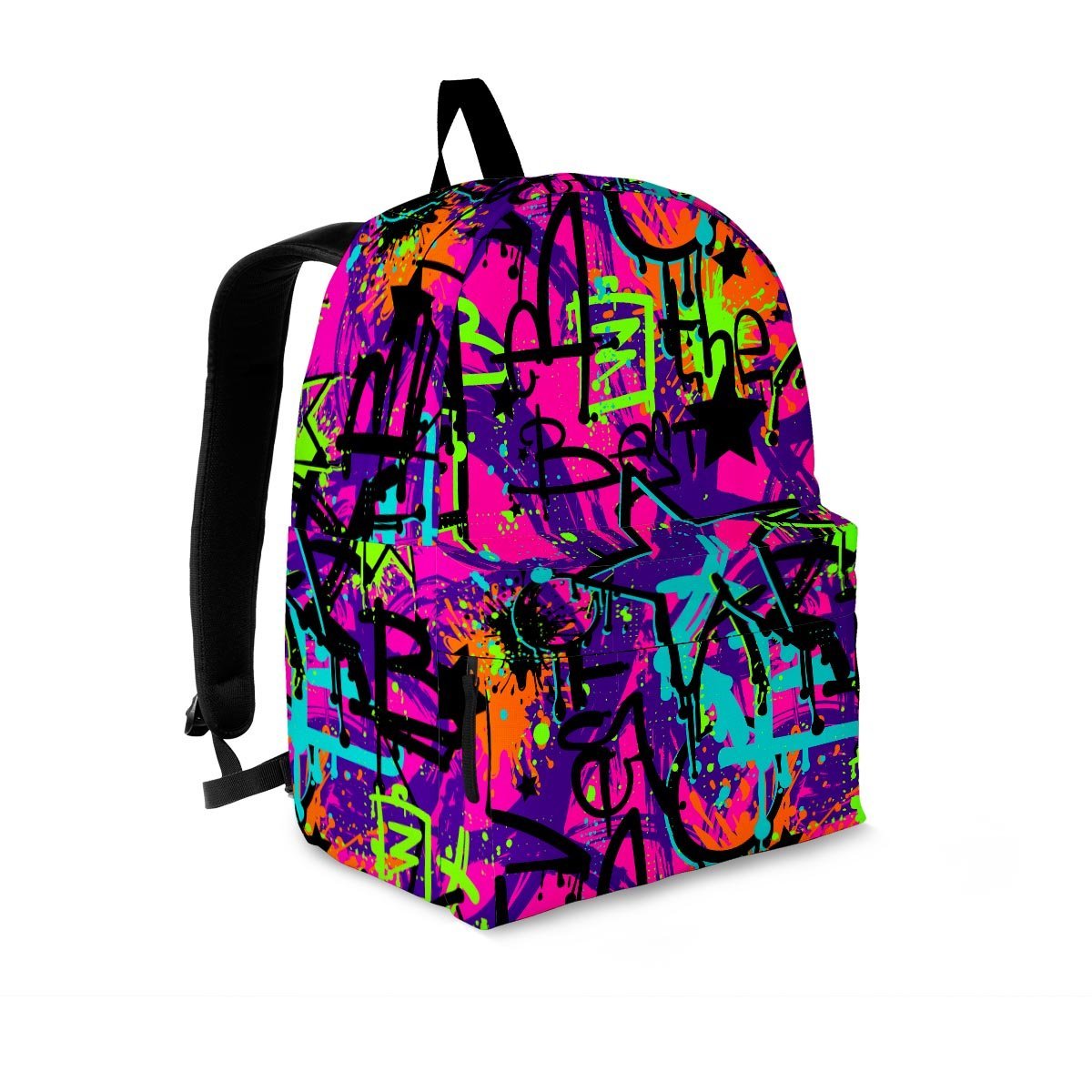 Graffiti Airbrush Print Backpack-grizzshop