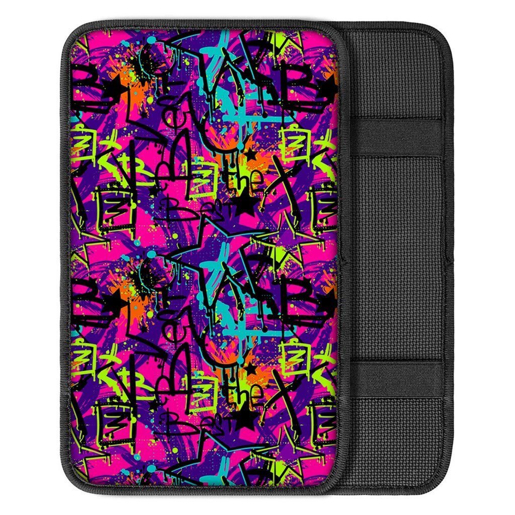 Graffiti Airbrush Print Car Console Cover-grizzshop