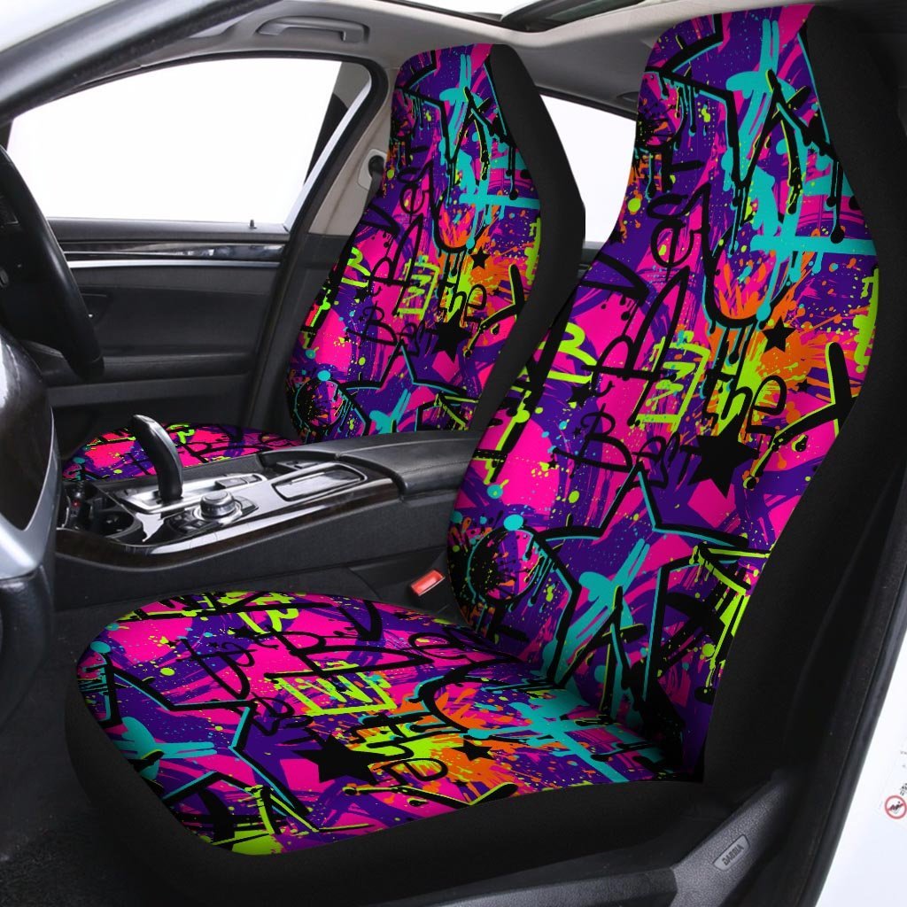 Graffiti Airbrush Print Car Seat Covers-grizzshop