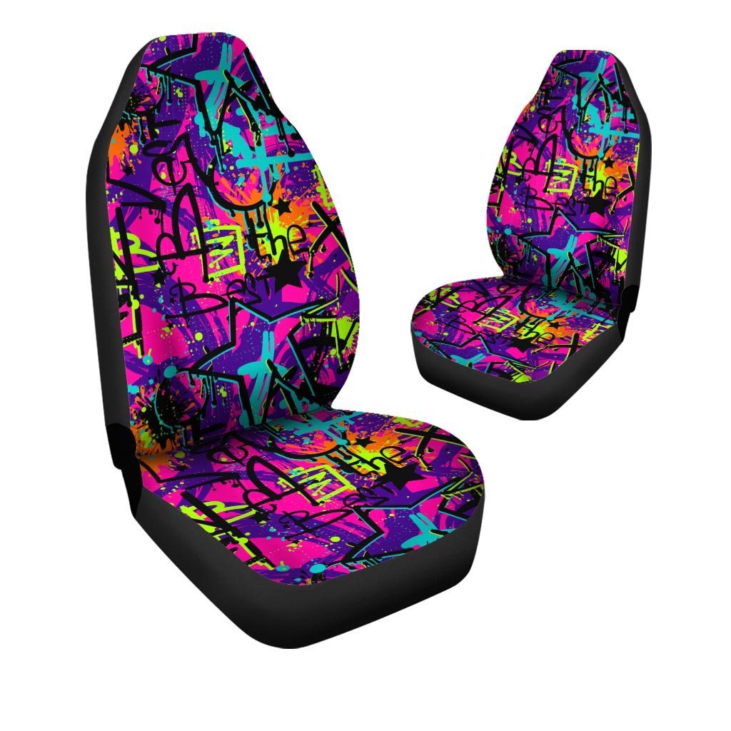 Graffiti Airbrush Print Car Seat Covers-grizzshop