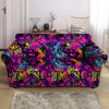 Graffiti Airbrush Print Loveseat Cover-grizzshop