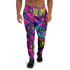 Graffiti Airbrush Print Men's Joggers-grizzshop