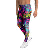 Graffiti Airbrush Print Men's Leggings-grizzshop