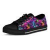 Graffiti Airbrush Print Men's Low Top Shoes-grizzshop