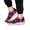 Graffiti Airbrush Print Men's Sneakers-grizzshop