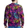 Graffiti Airbrush Print Men's Sweatshirt-grizzshop