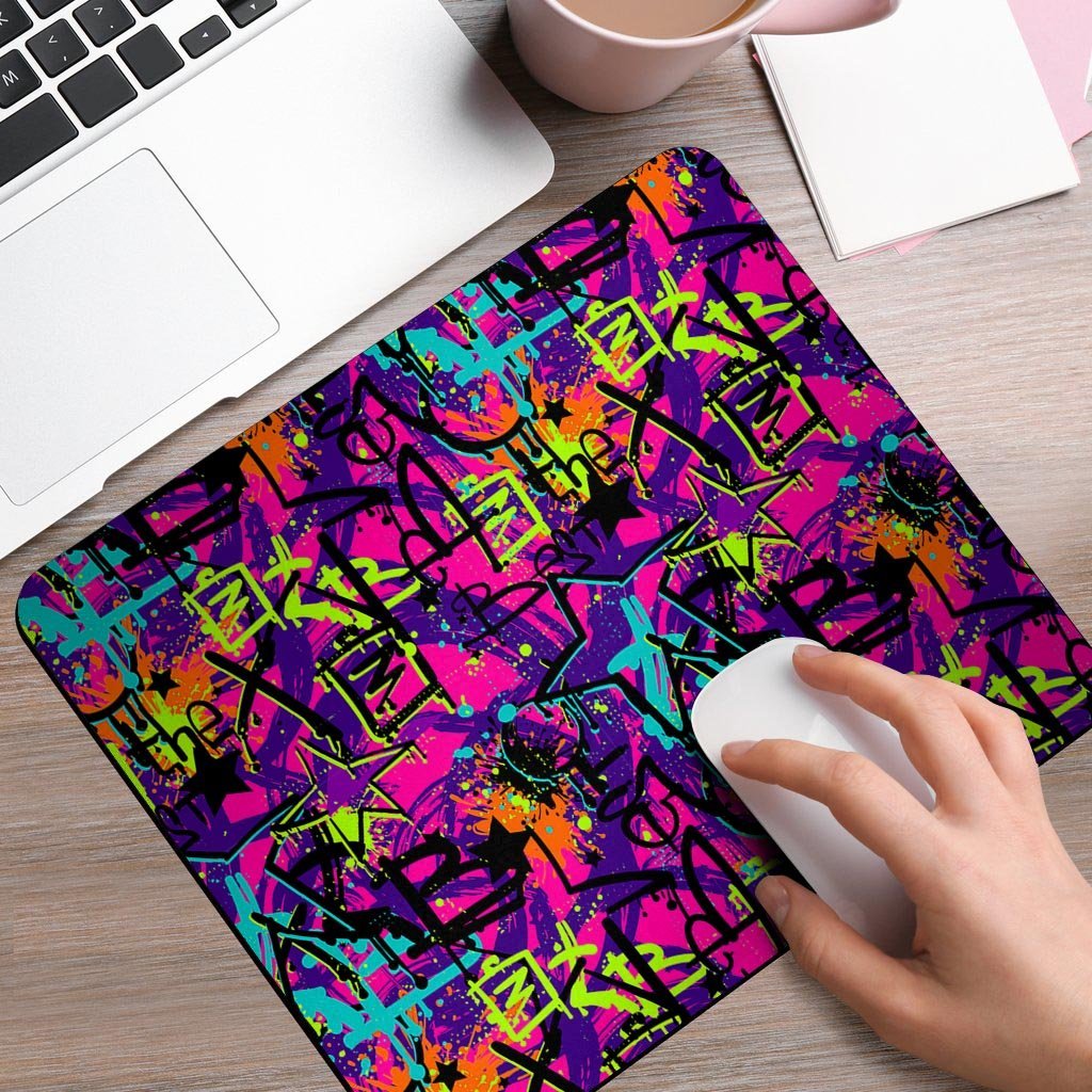 Graffiti Airbrush Print Mouse Pad-grizzshop