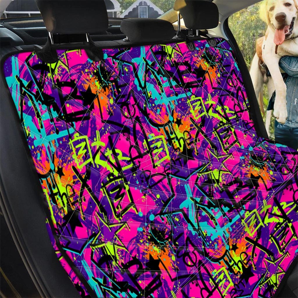 Graffiti Airbrush Print Pet Car Seat Cover-grizzshop