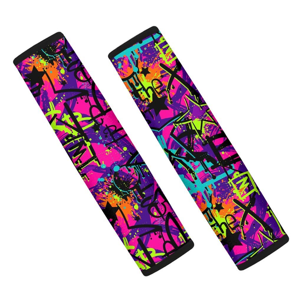 Graffiti Airbrush Print Seat Belt Cover-grizzshop