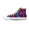 Graffiti Airbrush Print Women's High Top Shoes-grizzshop