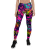 Graffiti Airbrush Print Women's Leggings-grizzshop