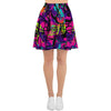 Graffiti Airbrush Print Women's Skirt-grizzshop