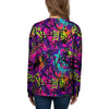 Graffiti Airbrush Print Women's Sweatshirt-grizzshop