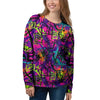 Graffiti Airbrush Print Women's Sweatshirt-grizzshop