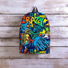 Graffiti Backdrop Print Backpack-grizzshop