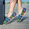 Graffiti Backdrop Print Canvas Shoes-grizzshop