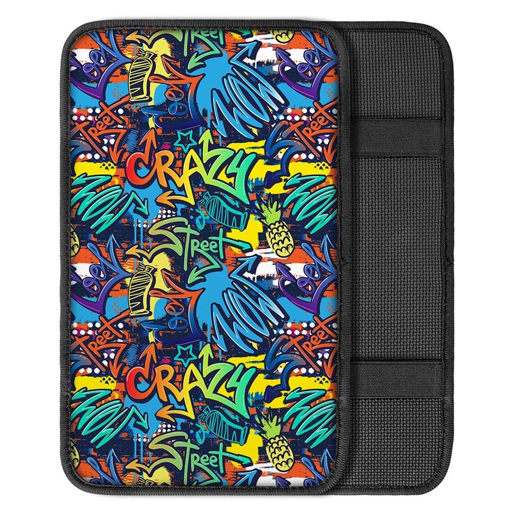 Graffiti Backdrop Print Car Console Cover-grizzshop