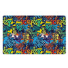 Graffiti Backdrop Print Door Mat-grizzshop