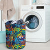 Graffiti Backdrop Print Laundry Basket-grizzshop