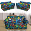 Graffiti Backdrop Print Loveseat Cover-grizzshop