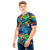 Graffiti Backdrop Print Men T Shirt-grizzshop