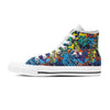 Graffiti Backdrop Print Men's High Top Shoes-grizzshop