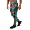 Graffiti Backdrop Print Men's Joggers-grizzshop