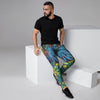 Graffiti Backdrop Print Men's Joggers-grizzshop