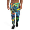 Graffiti Backdrop Print Men's Joggers-grizzshop