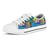 Graffiti Backdrop Print Men's Low Top Shoes-grizzshop