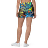 Graffiti Backdrop Print Mini Skirt-grizzshop