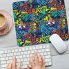 Graffiti Backdrop Print Mouse Pad-grizzshop