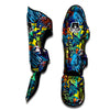 Graffiti Backdrop Print Muay Thai Shin Guard-grizzshop