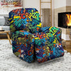 Graffiti Backdrop Print Recliner Cover-grizzshop